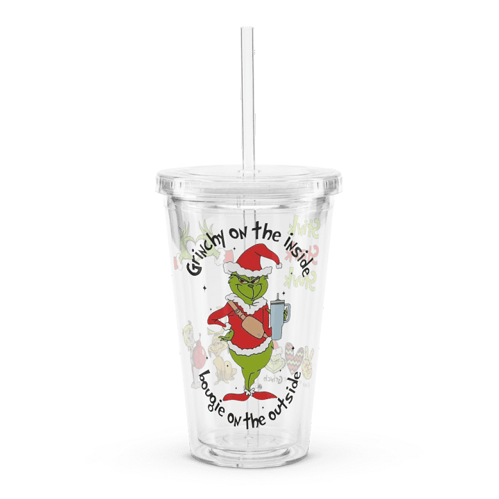 Whimsical Grinch Christmas Tumbler product image (1)