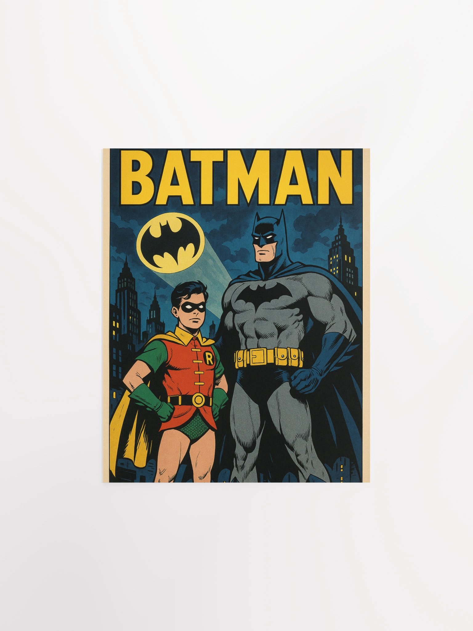 Dynamic Duo Rooftop Encounter Poster product image (1)