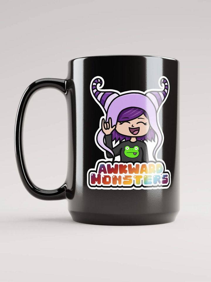 AwkwardMonsters Logo Black Mug product image (1)