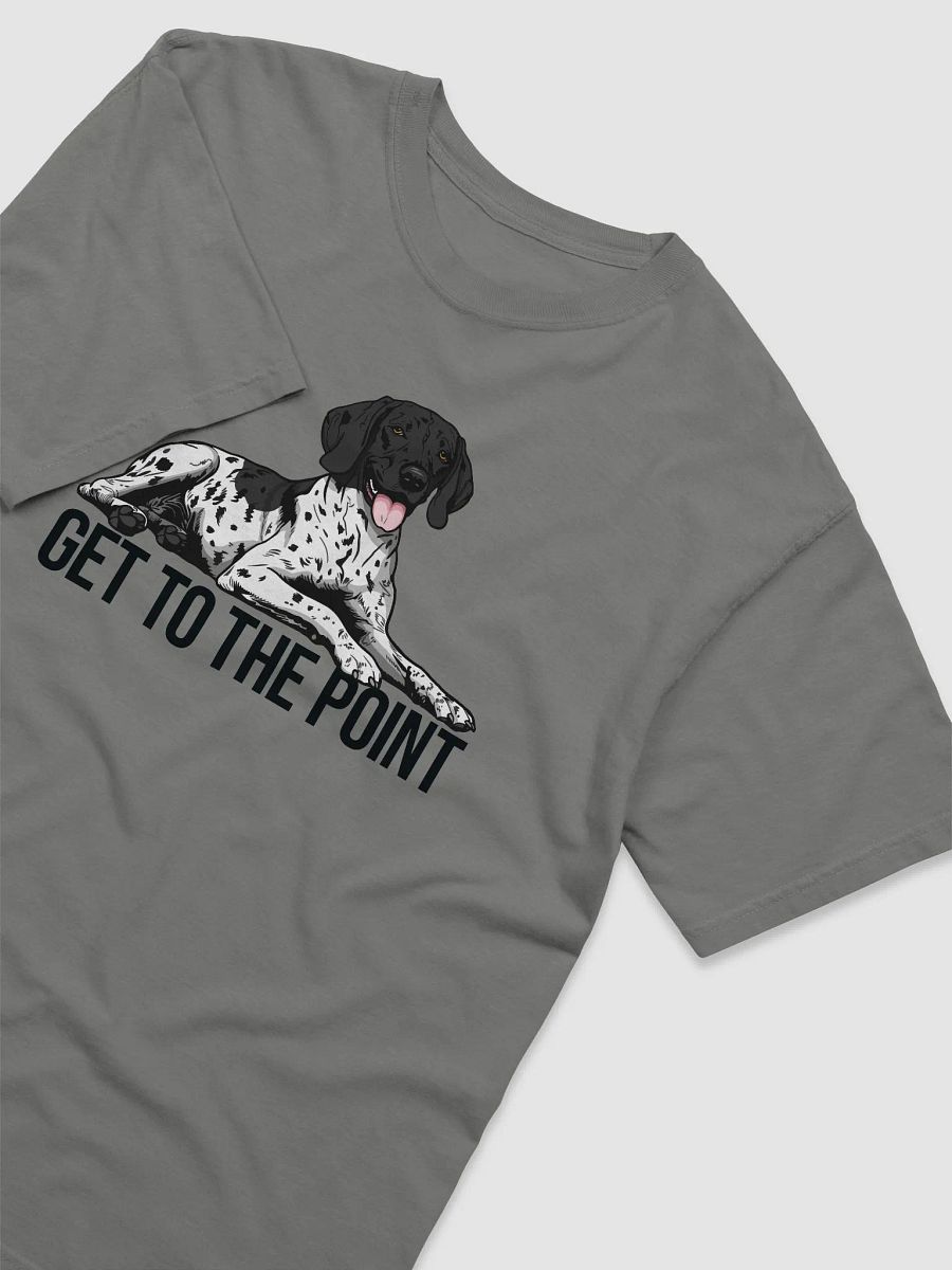 Get to the Point T-Shirt of a German Shorthaired Pointer(Black Roan) | Funny T-Shirt for GSP Paw-rents product image (15)