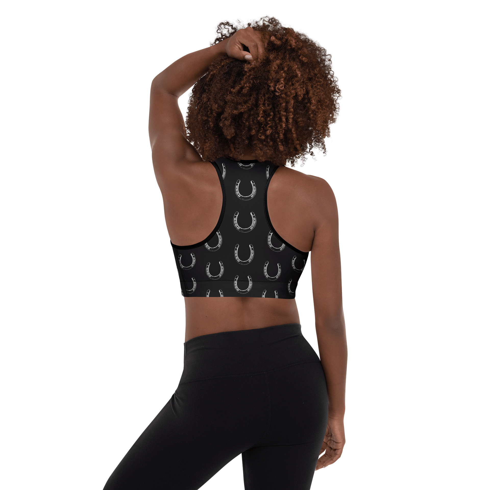 The Good Luck Padded Sports Bra - Horseshoes product image (3)