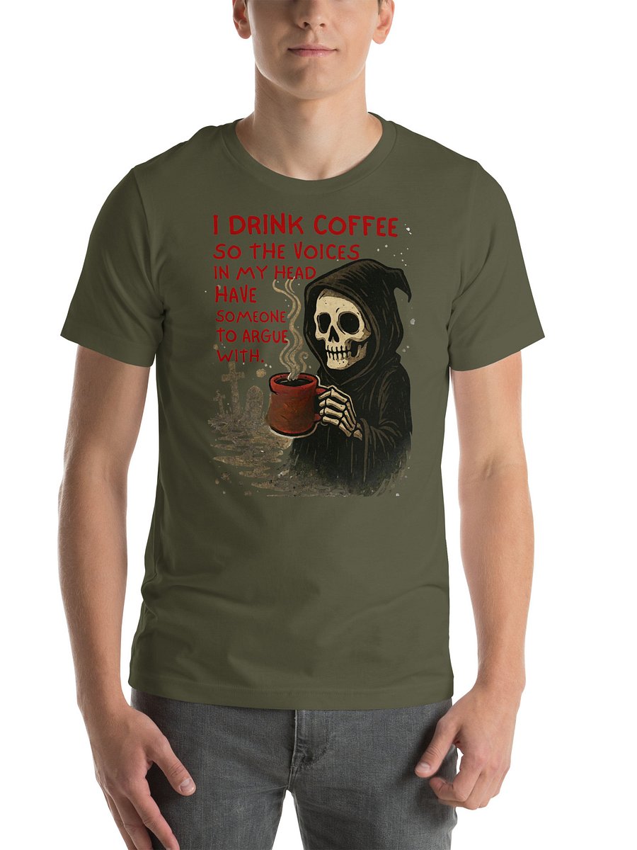 Sarcastic Reaper Coffee T-Shirt product image (7)