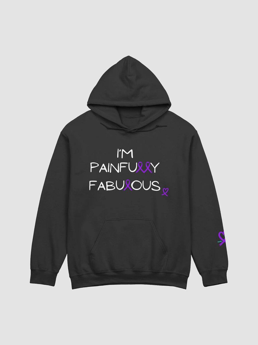 I'm Painfully Fabulous Hoodie- White Print product image (1)