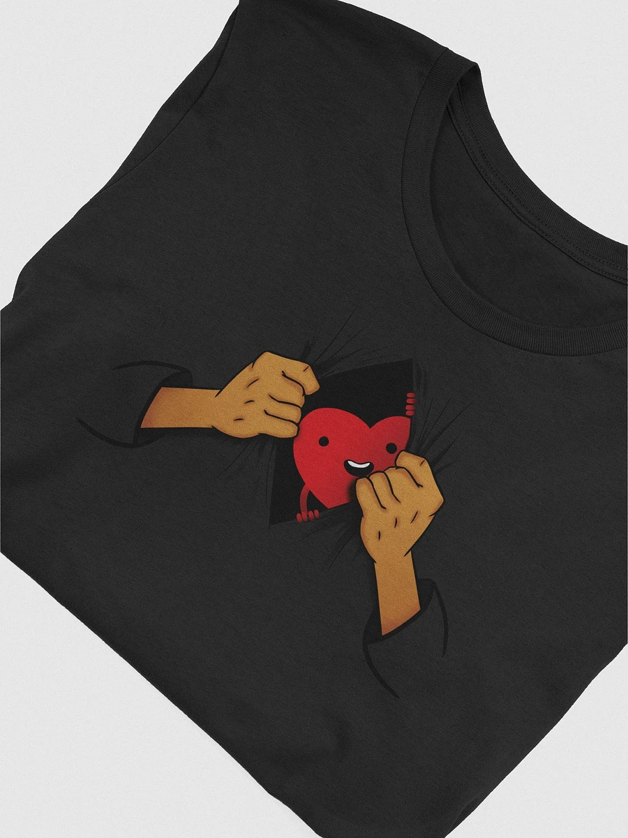 Hello Heart - Black Shirt + Brown Skin Tone product image (4)