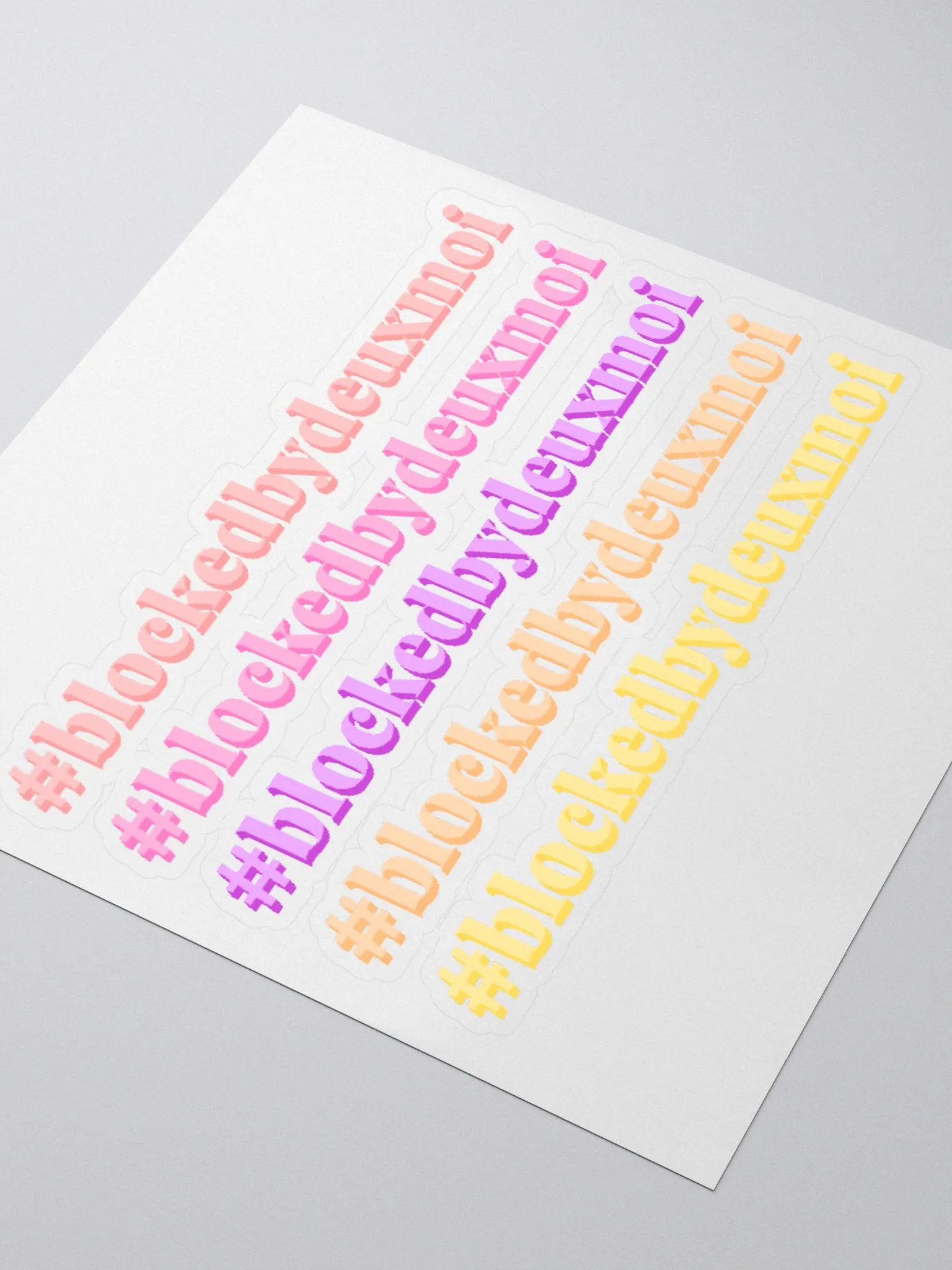Blocked By DM Sticker - Multi product image (3)