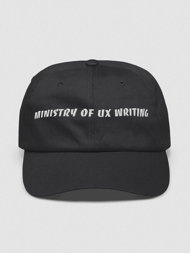 Ministry of UX Writing Dad Hat product image (1)