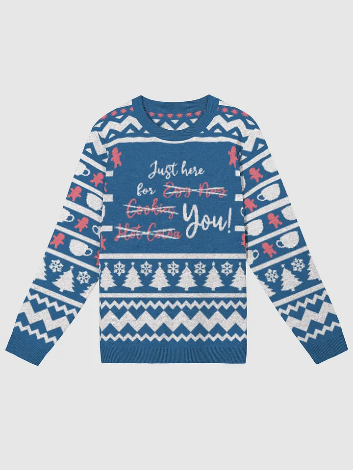 Ugly Sweater In Blue Here Just For You! product image (1)