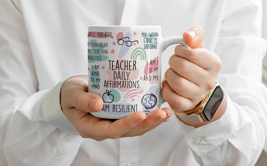 Teacher Daily Affirmations Mug, 11 oz. product image (4)