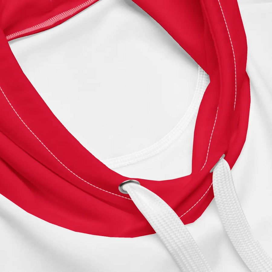 Red And White Unisex Hoodie product image (5)