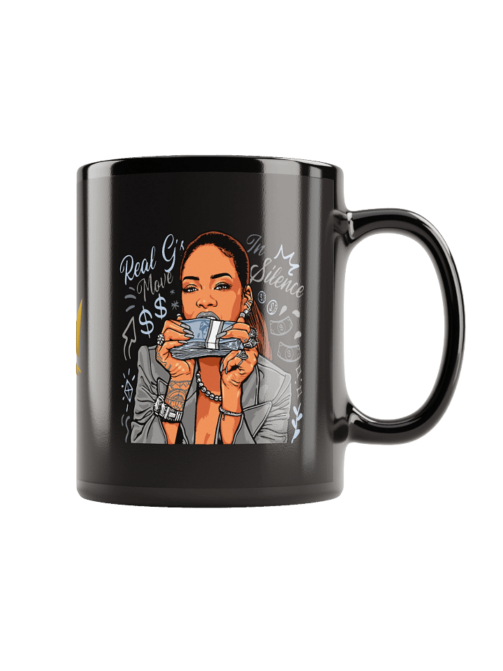 Royal Sip Black Glossy Mug product image (1)