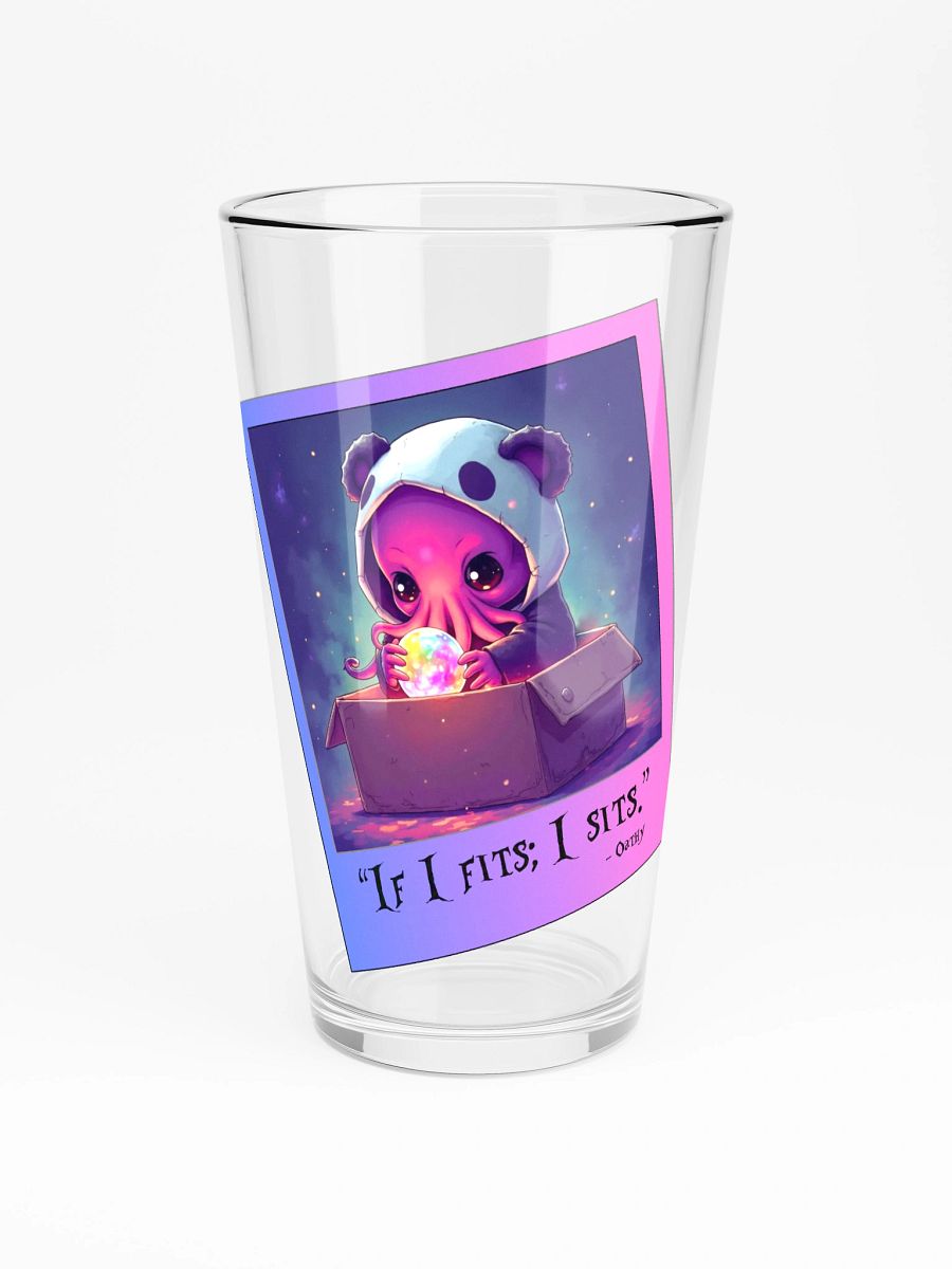 If I Fits; I Sits! Pint Glass product image (3)