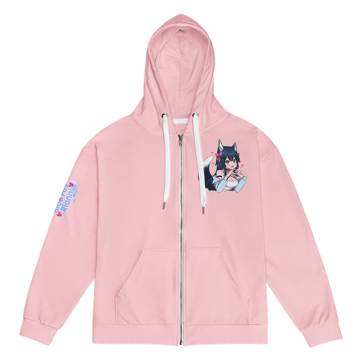 Two Tails Anniversary Edition! Blue Fox Hoodie - Pink product image (2)