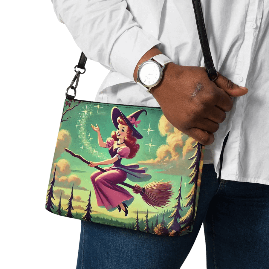 Enchanting Witch Halloween All-Over Print Crossbody Bag product image (11)