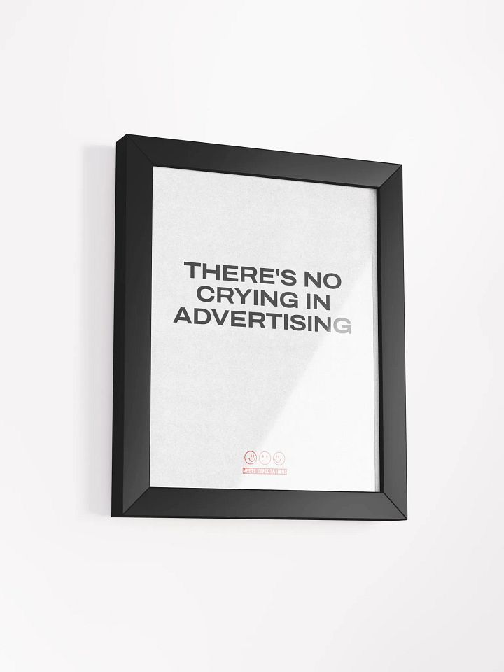 No Crying in Advertising - Poster product image (2)