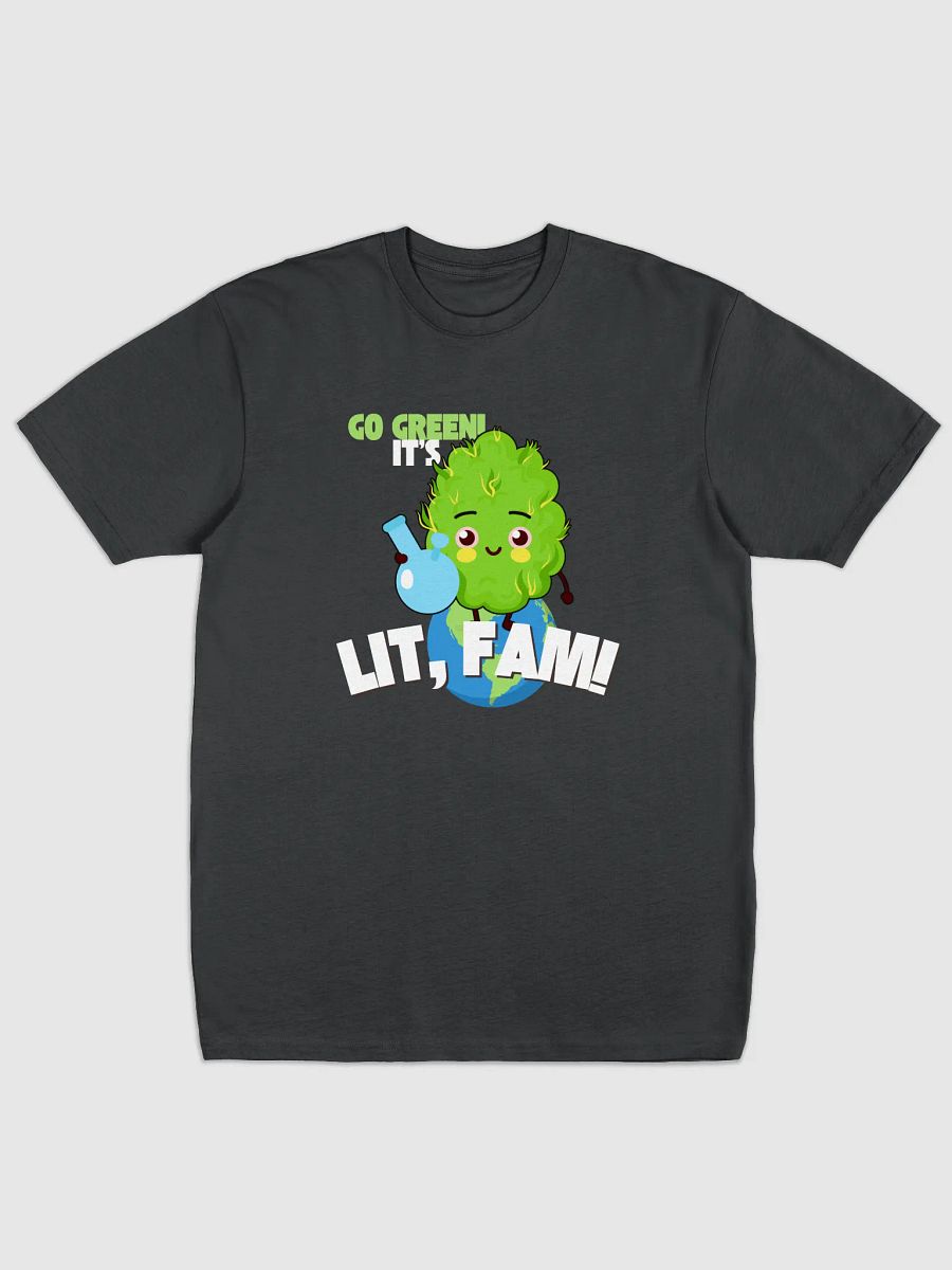 Lit Green Plant Bong Tee product image (16)