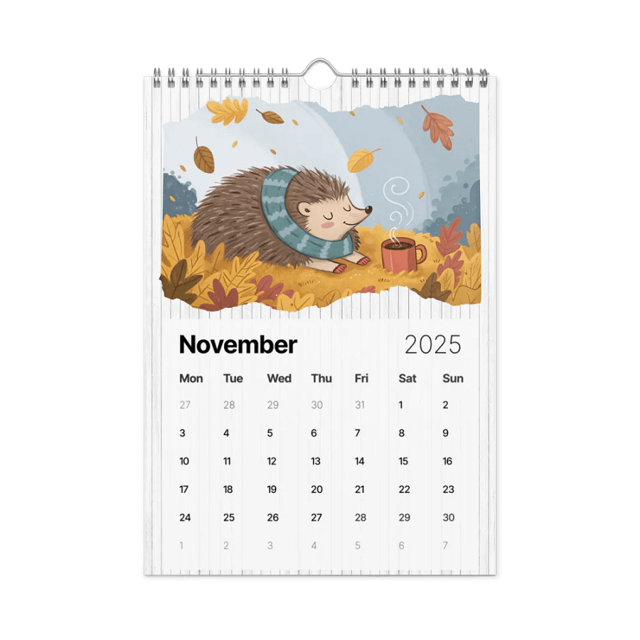 ADORABLE ANIMALS WALL CALENDAR 2025 product image (11)