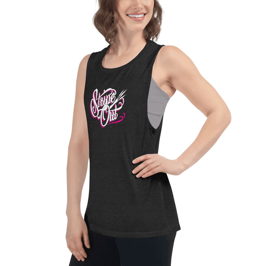 Ladies’ Muscle Tank - Stripeout product image (6)
