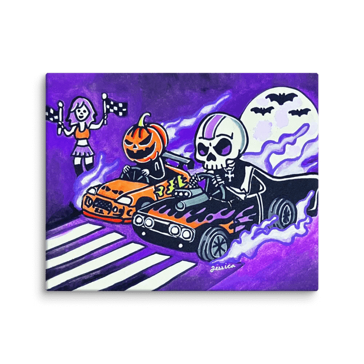 Spooky Street Race Canvas product image (1)