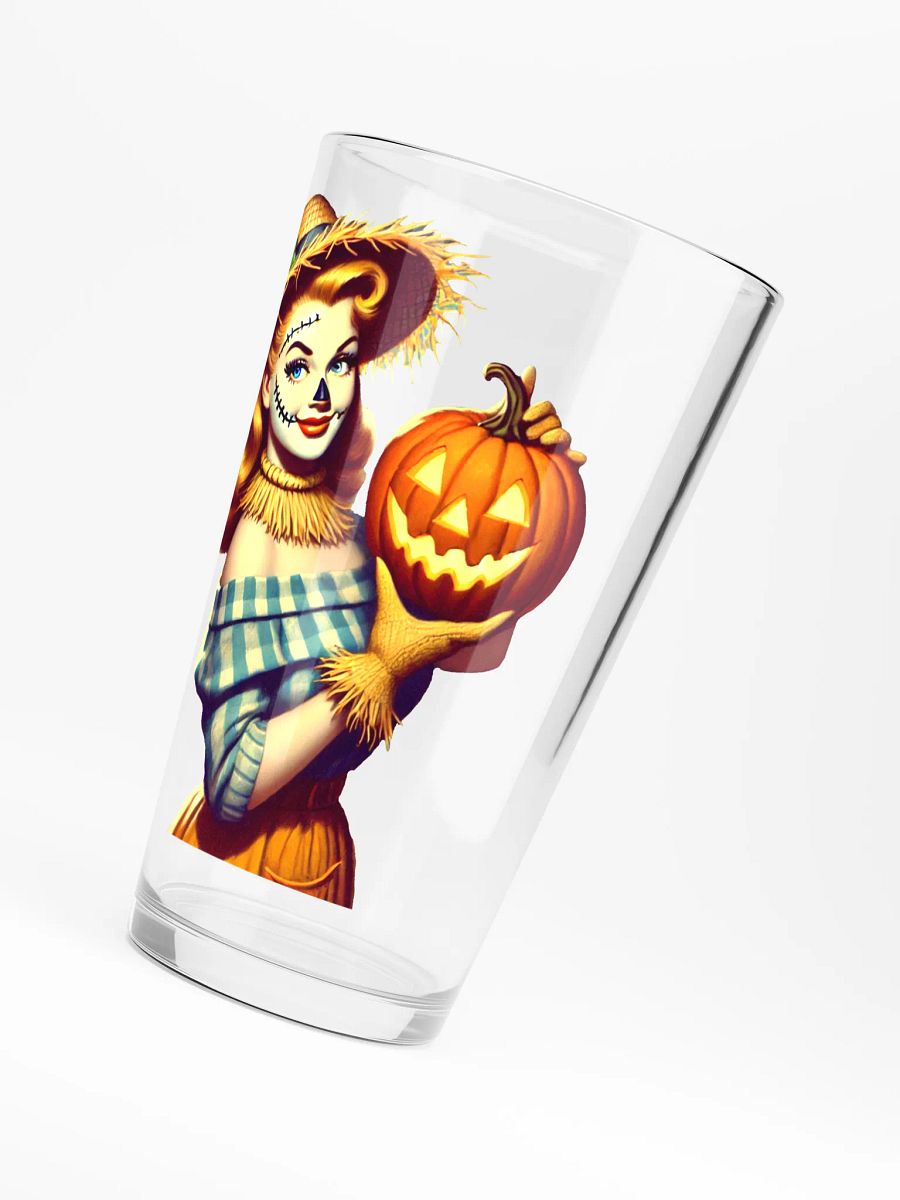 Harvest Scarecrow Halloween Shaker Pint Glass product image (6)