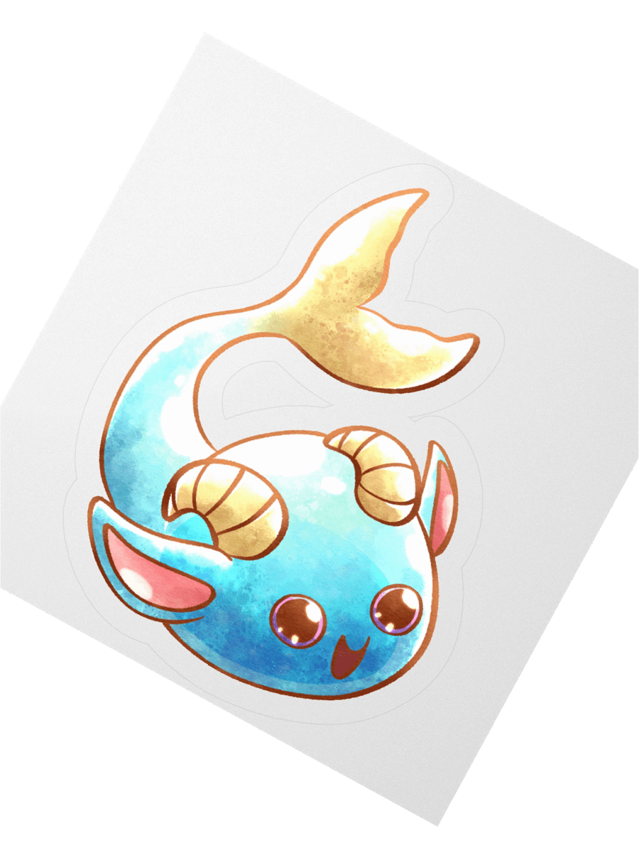 Capricorn Slime - sticker product image (4)