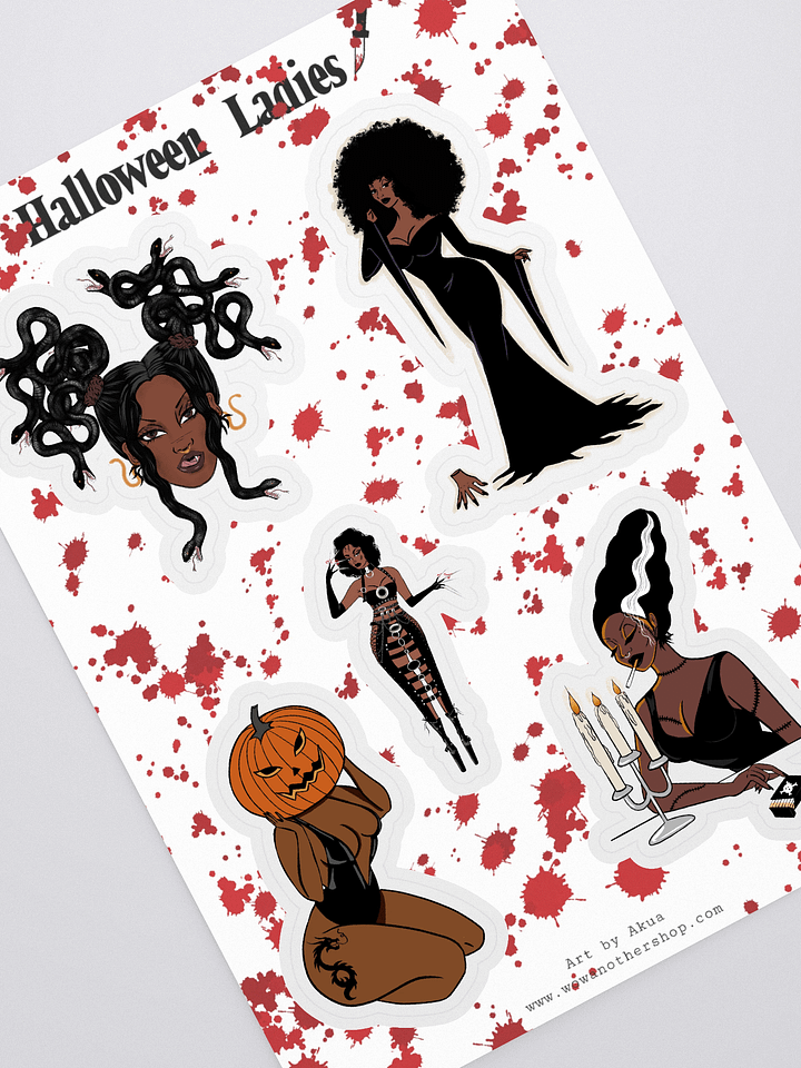 Halloween Ladies Sticker Sheet product image (1)