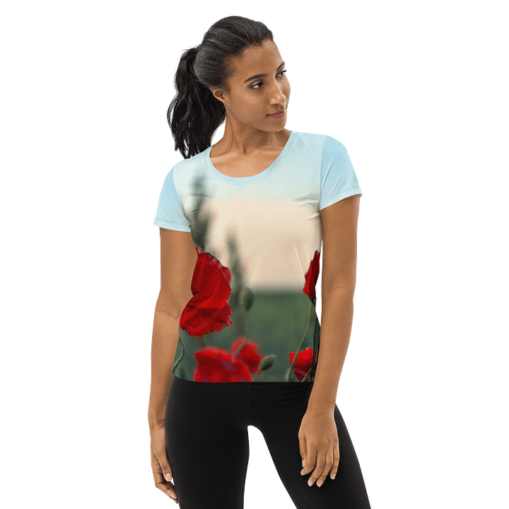 Damen T-Shirt - Mohnblumen product image (1)