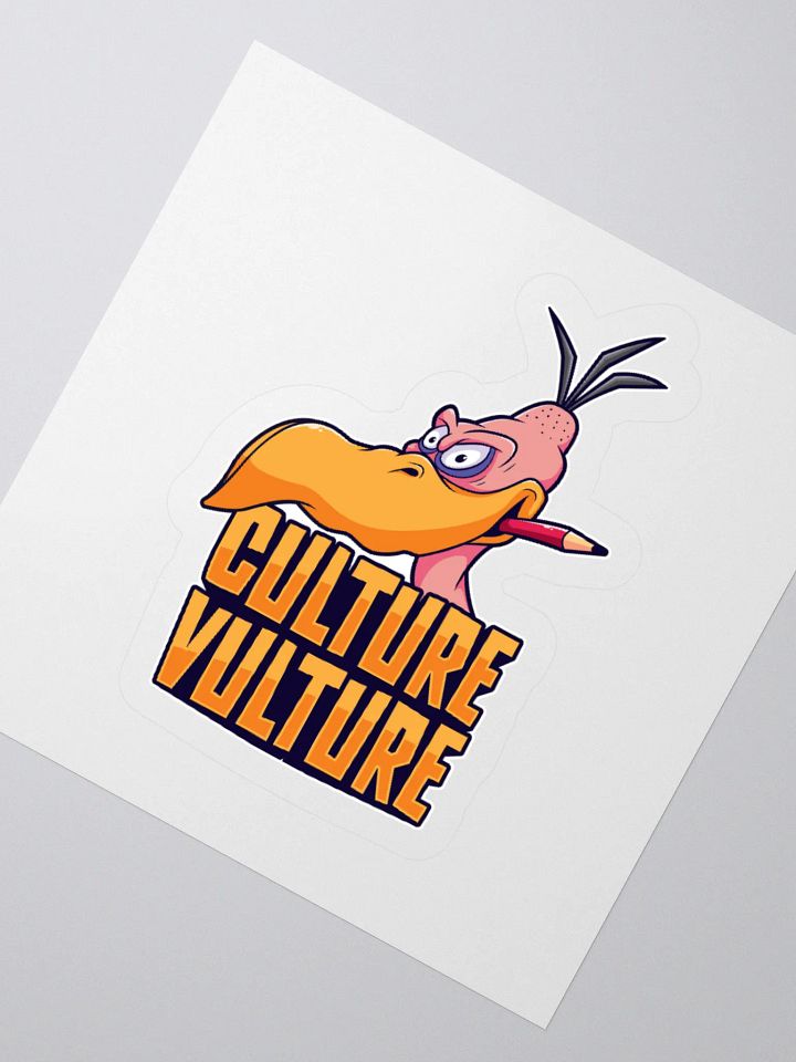 Culture Vulture Retro Art Student Sticker product image (5)