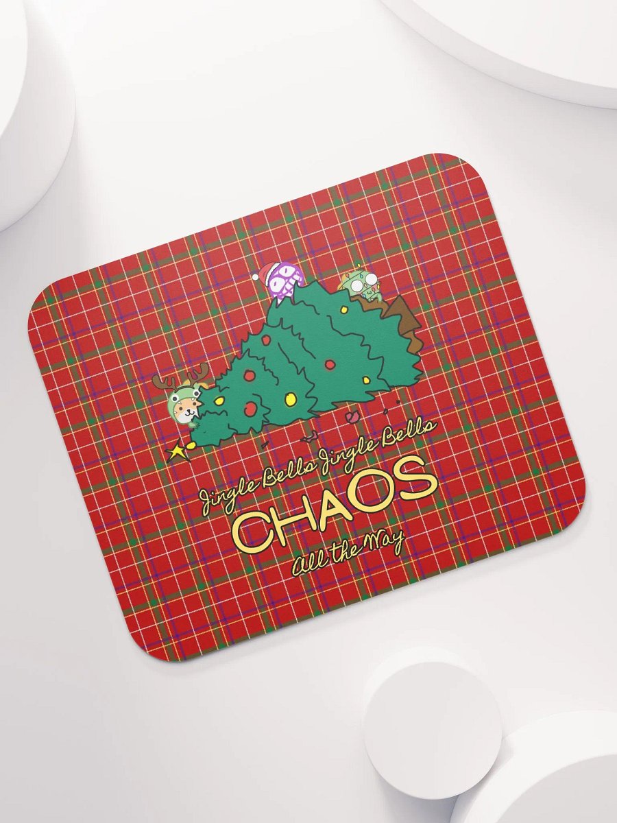 Dino Holiday Chaos Mouse Pad product image (7)