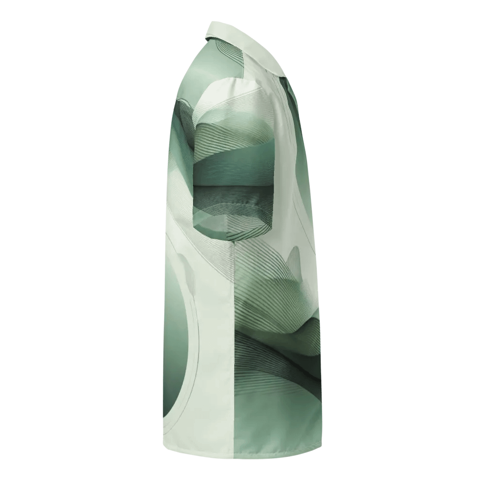 Men's Full-Print-9 Green Hawaiian Shirt product image (4)