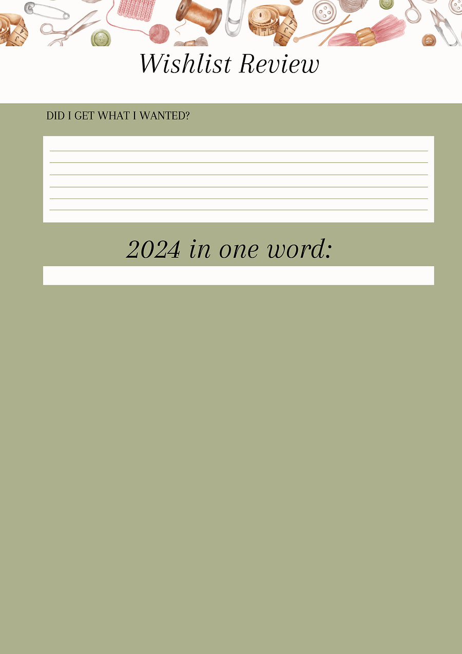 Sewing Year Planner 2025: Your Ultimate Digital Sewing Companion product image (6)