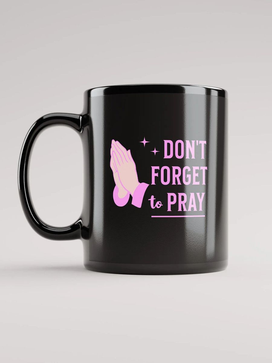 Sparkling Prayer Black Mug product image (2)