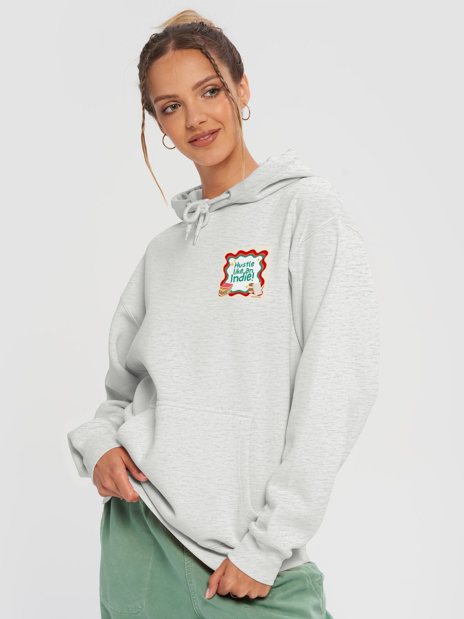 Hustle like an Indie - Author or Writer Premium Hoodie product image (7)