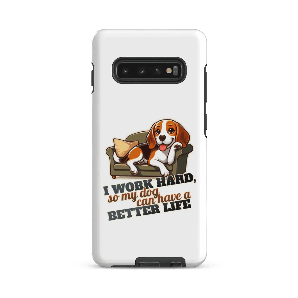 Work Hard - Beagle Sofa Tough Case for Samsung® product image (47)