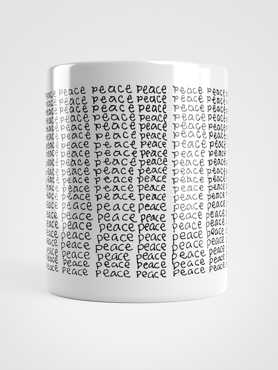 Peace 2 White Glossy Mug product image (5)