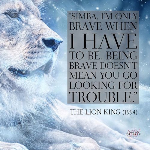 #beingbrave #lionking #disney #allthefeels #inspiration #simba
