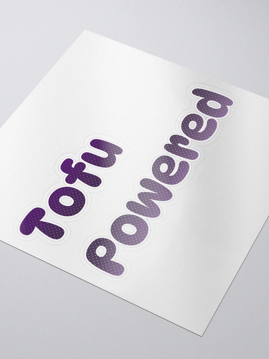 Tofu Powered Sticker product image (3)