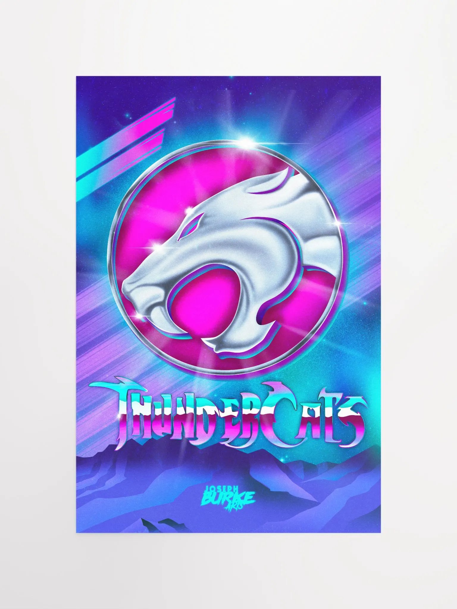 Neon Thundercats HO! 12x18 Fine Art Print product image (4)