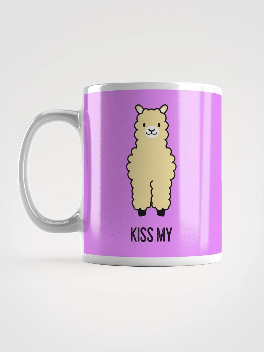Alpacass Coffee Mug | 11oz & 15oz Variants | Cute Alpaca Face & Cheeky Rear Design | Kiss My Funny Novelty Cup product image (6)