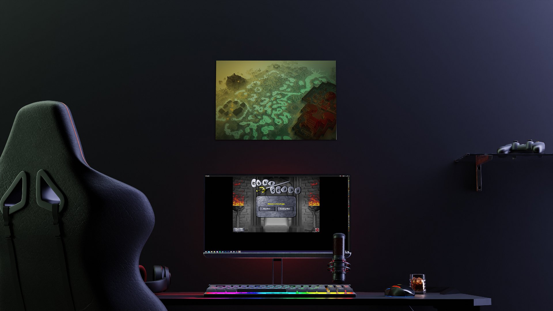 Morytania | Enhanced Matte 3D OSRS Poster product image (2)