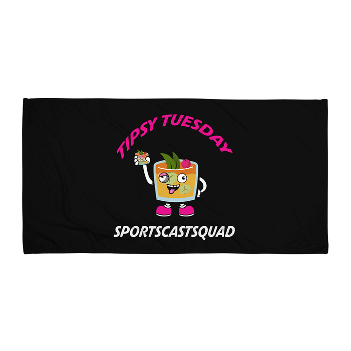 TIPSY TUESDAY "COCKY" BEACH TOWEL product image (1)