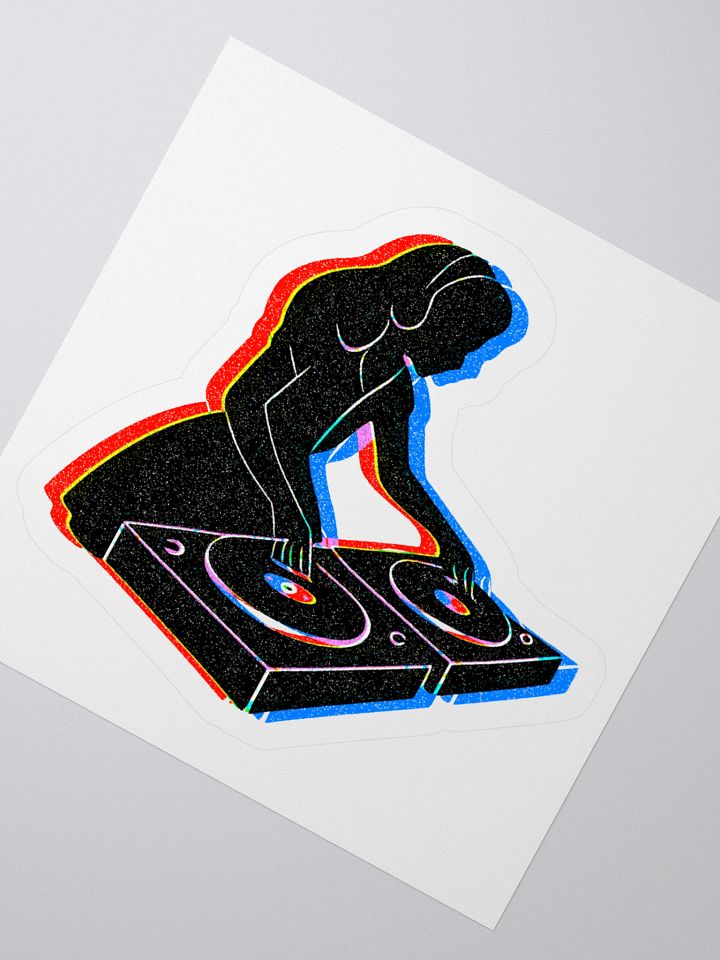 EDM In Wonderland Trucker Hat Kiss Cut Sticker product image (5)