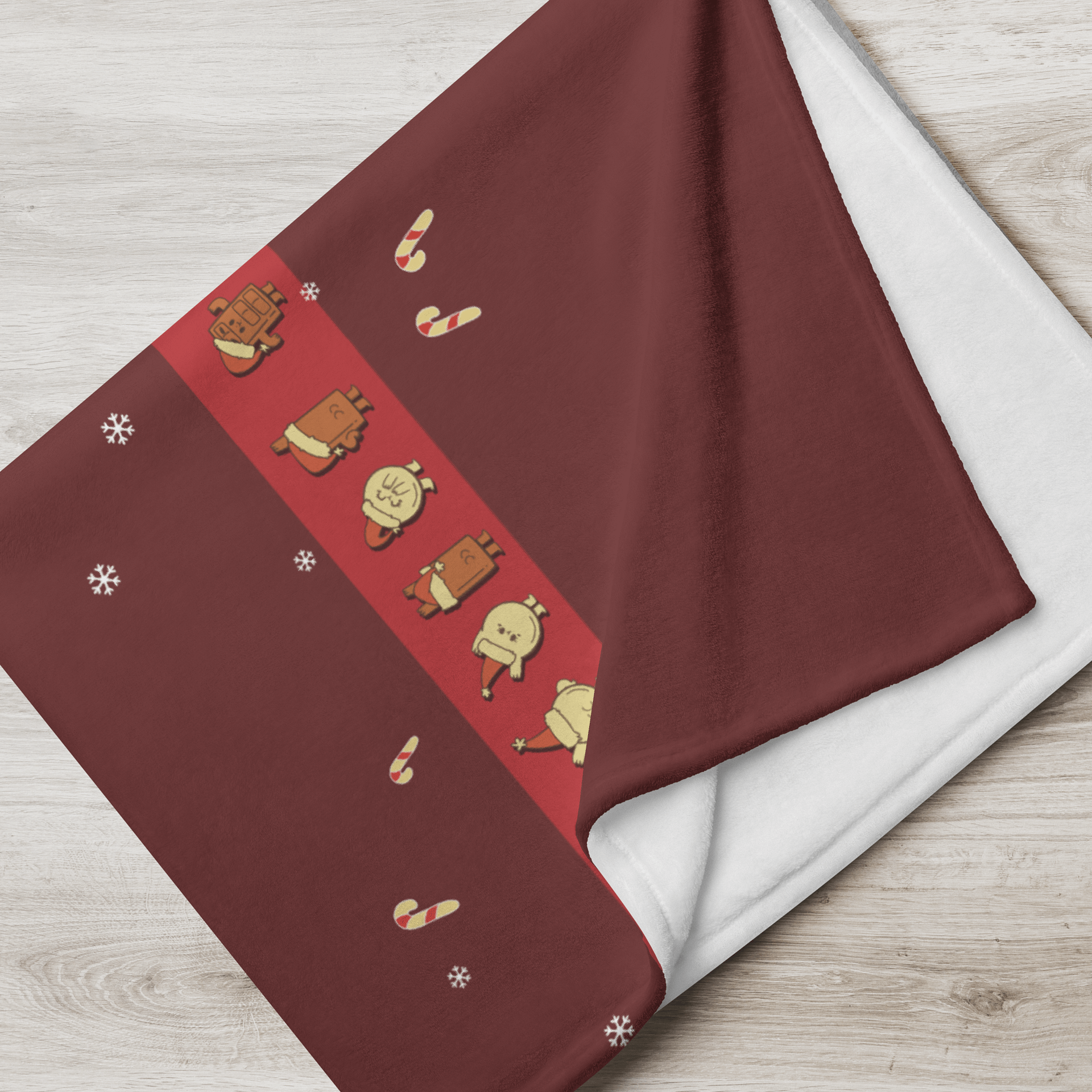 Festive Choco & Pancake Throw Blanket product image (7)