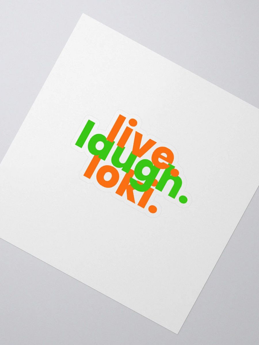 Live. Laugh. Loki Sticker product image (2)