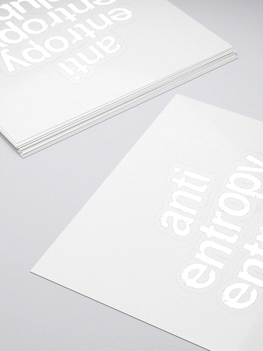 Anti Entropy Entropy Club Sticker product image (4)