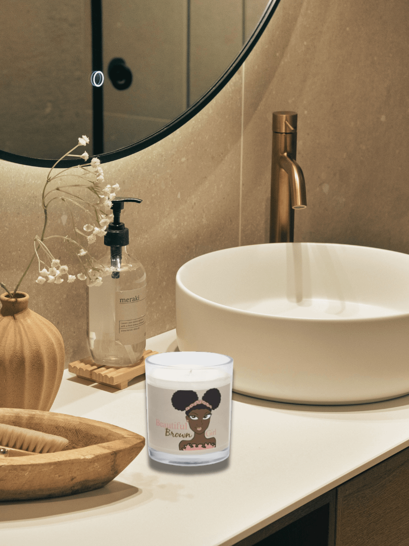 Beautiful Brown Girl Signature Candle - The Bliss Collection product image (1)