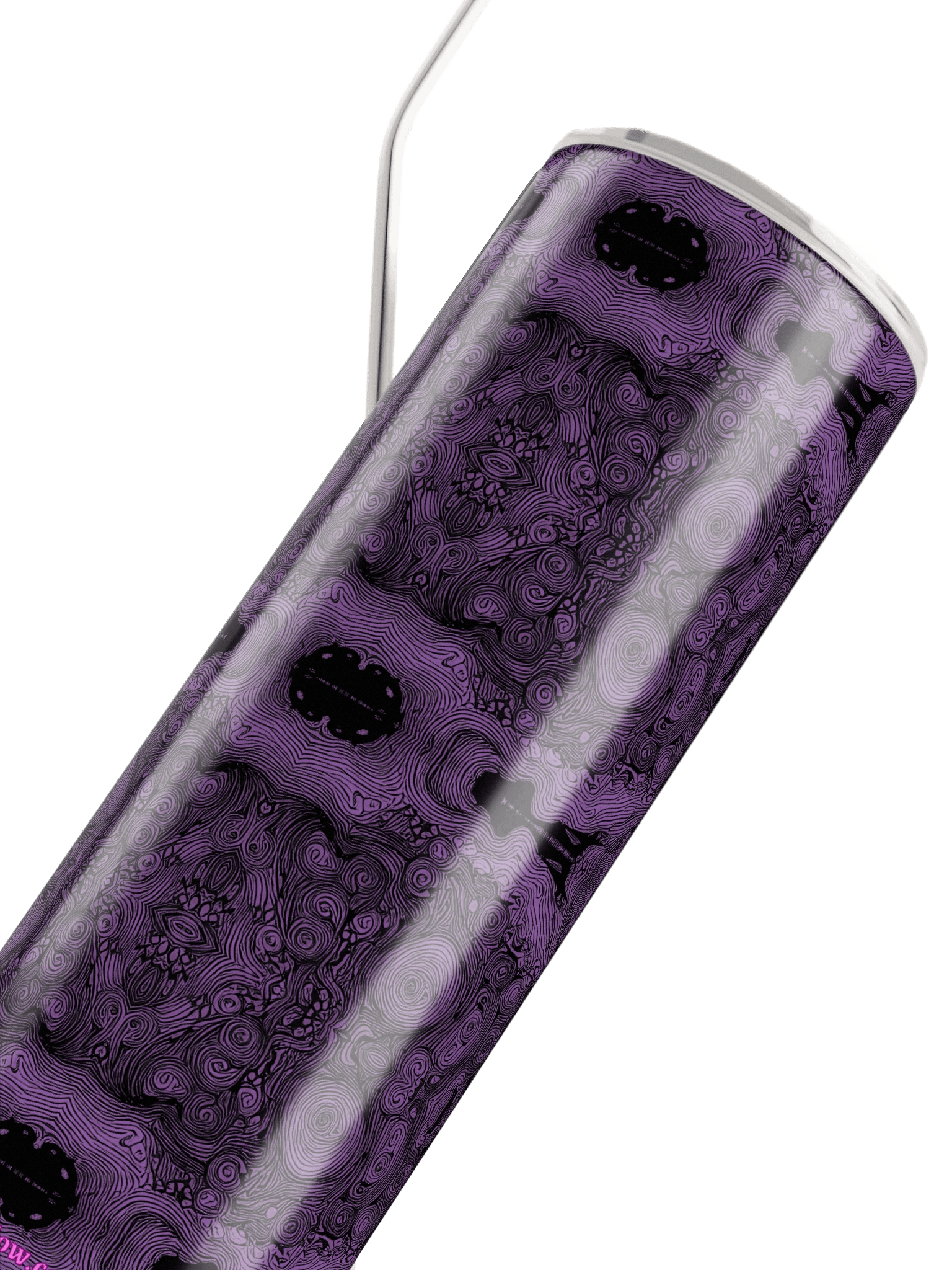 pink lines dark - nailsthatglow tumbler product image (4)