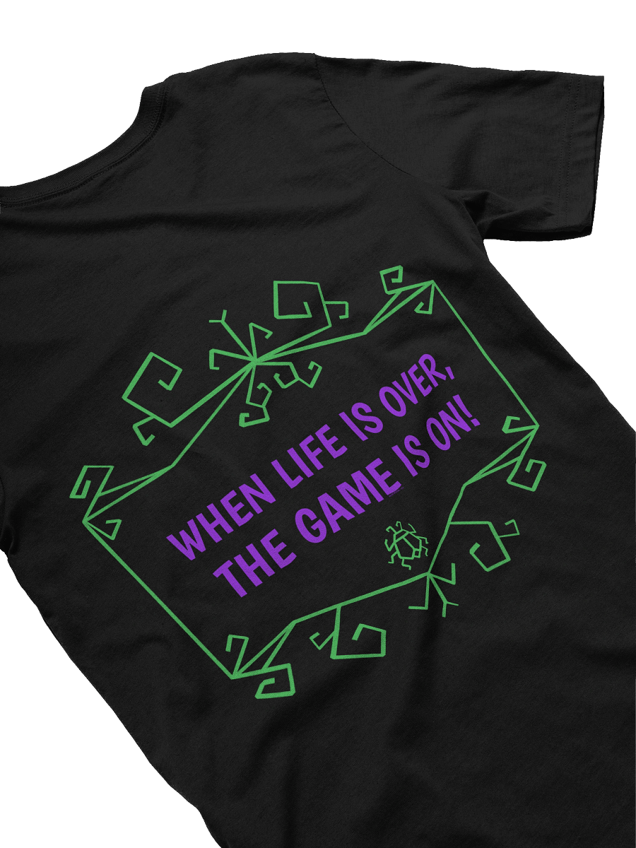 [UM Designs] When Life Is Over, The Game Is On - Unisex Graphic Tee product image (4)