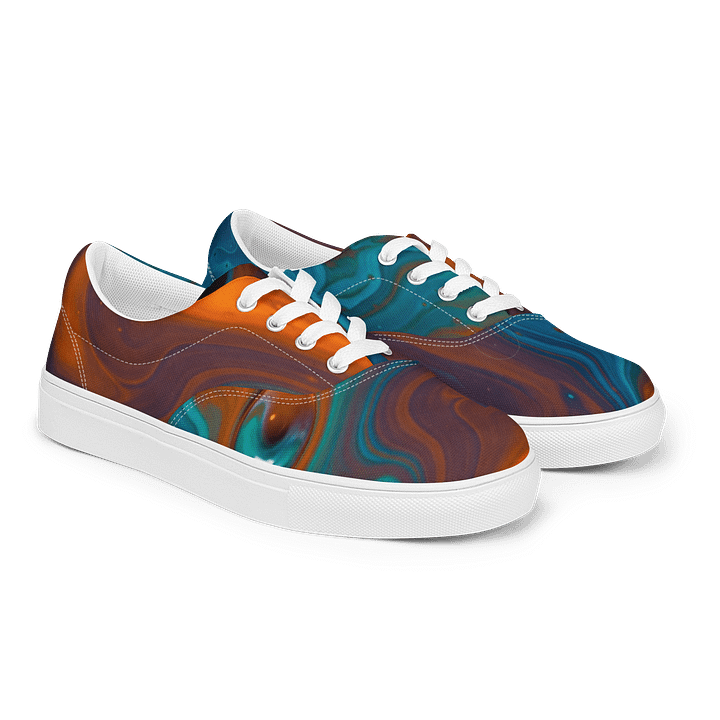 S³ Liquid Rouge Flourish Laced Canvas Shoes product image (2)