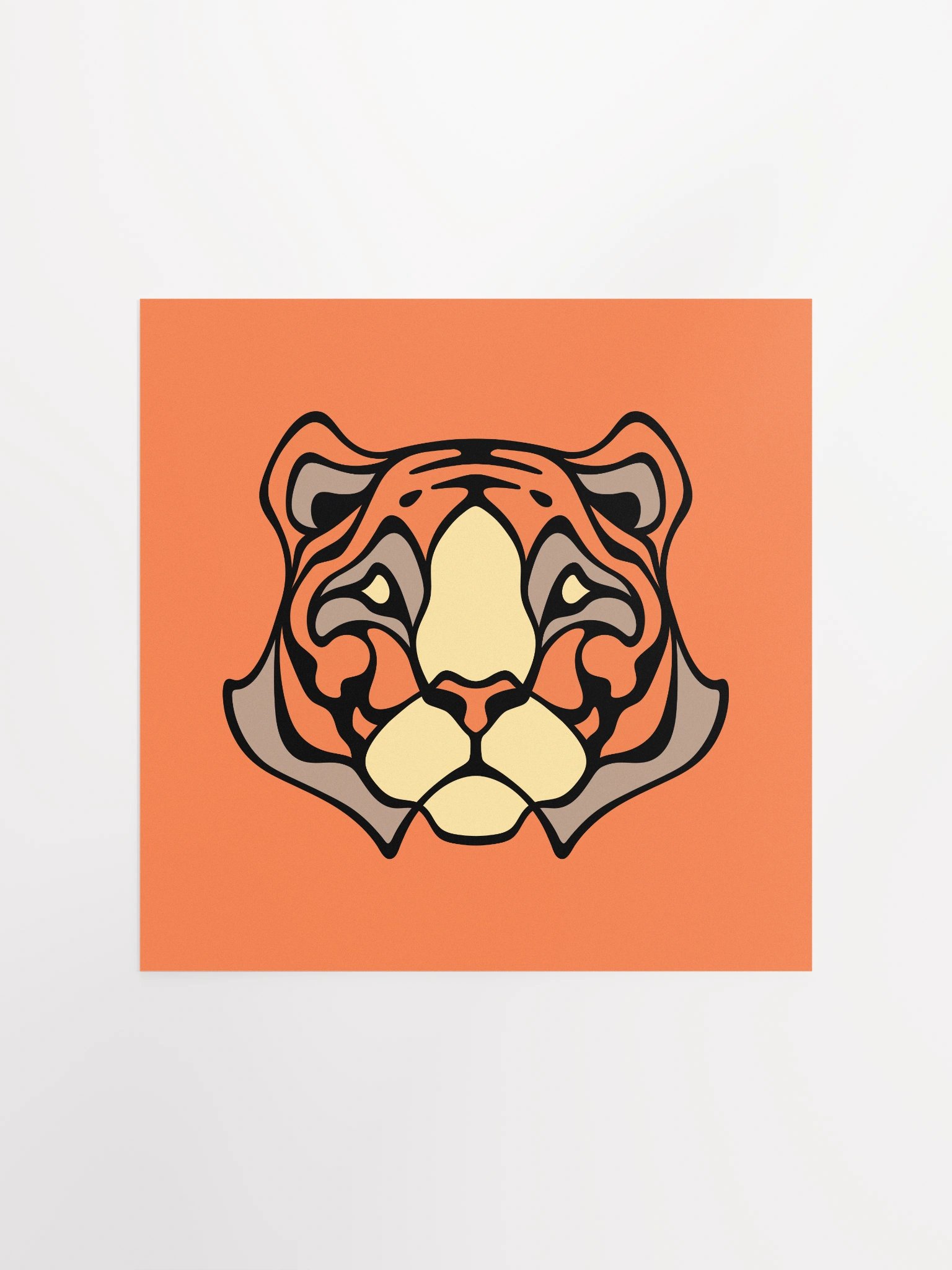 Siberian Tiger - Square Matte Paper Poster product image (1)