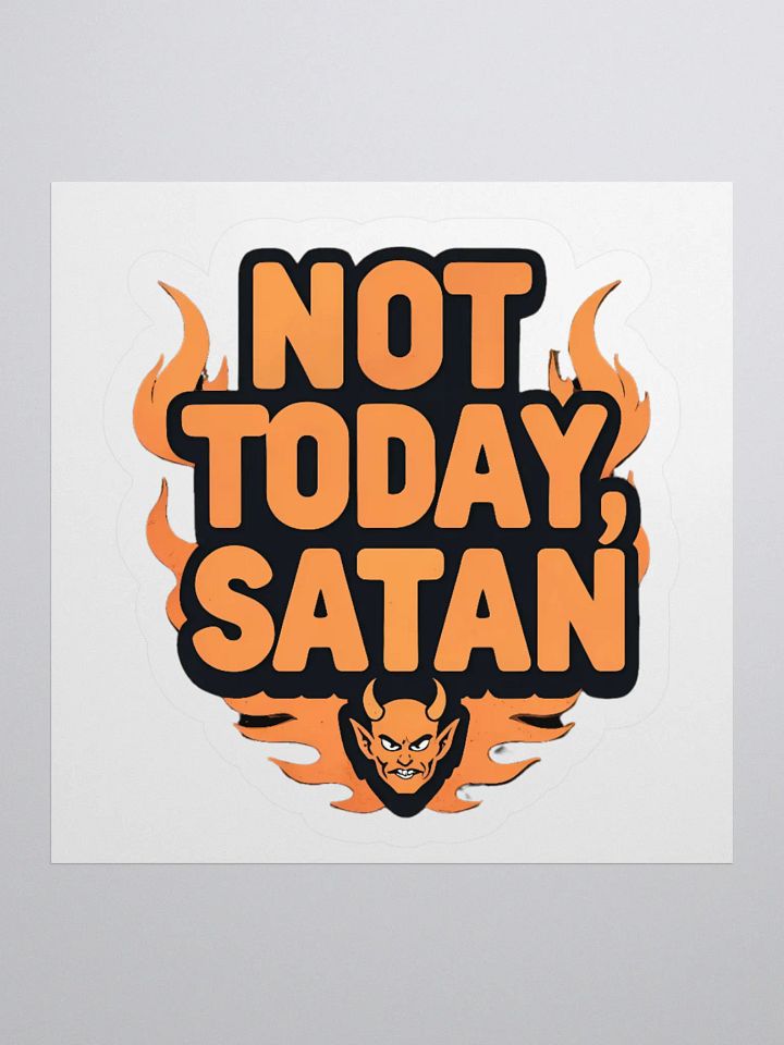 Flame Devil Kiss Cut Stickers product image (2)